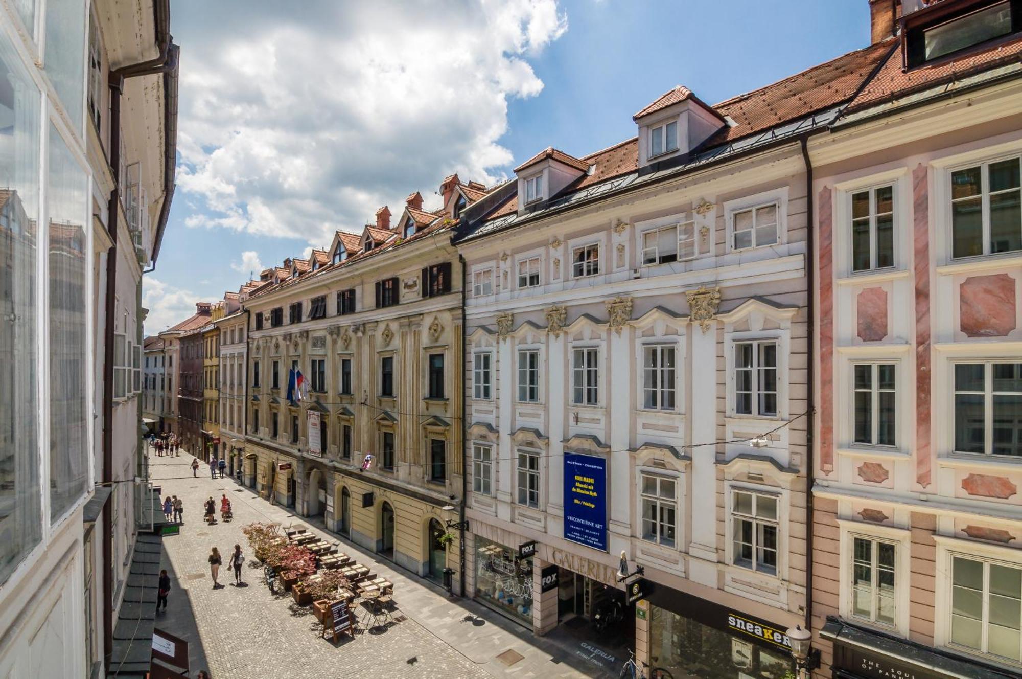 Elegant Central Apartment Liubliana Exterior foto